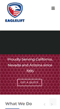 Mobile Screenshot of eaglelifting.com